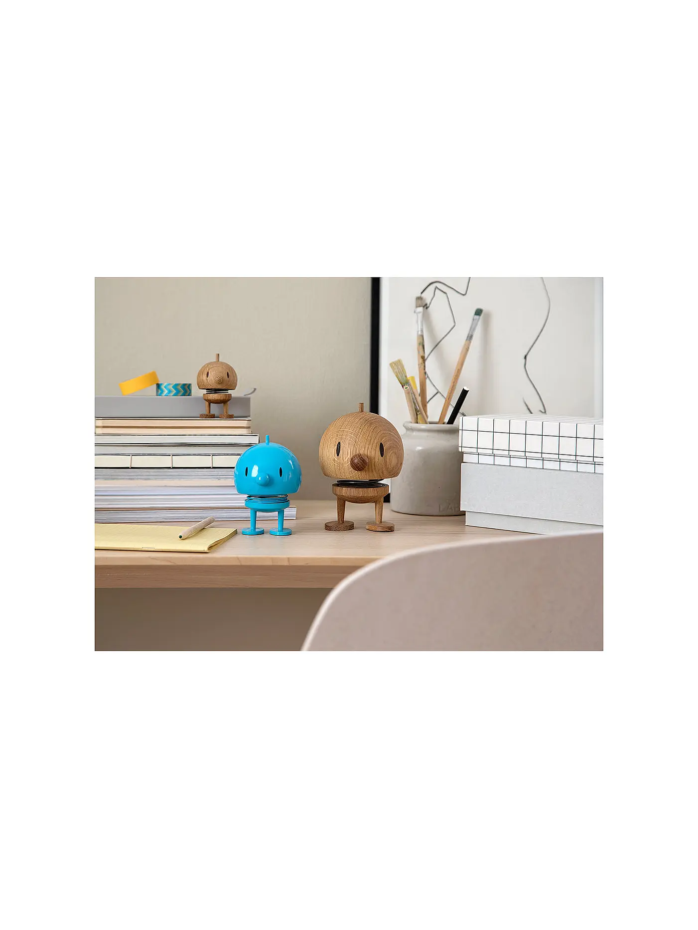 HOPTIMIST | Dekofigur Classic Bumble 10,5cm Mint | türkis
